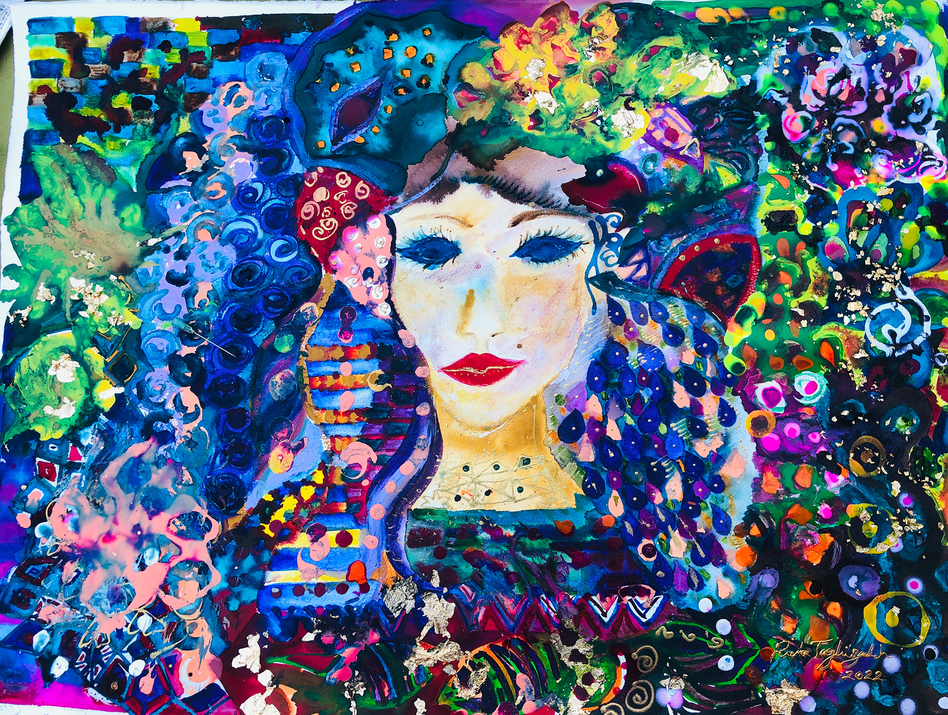 Miss Taghizadeh's latest piece, March 2022